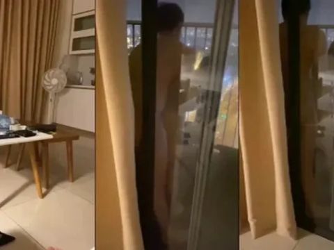 Thằng bạn đưa ra ban công chung cư chơi em nó rên cả tòa nghe thấy