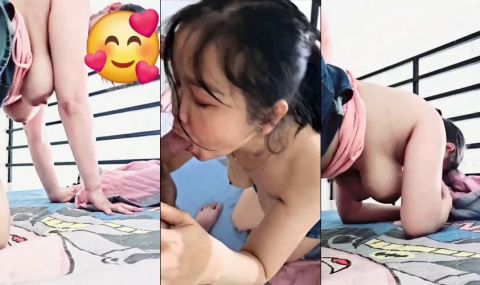 Em gái vú to đung đua lúc bú cu