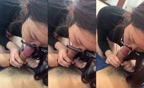 Em sinh viên kính cận non tơ tập bú cu mà em mút như kem