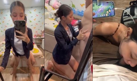 Em nhân viên văn phòng lên đồ đi làm rồi mà vẫn đòi anh chơi hiệp nữa