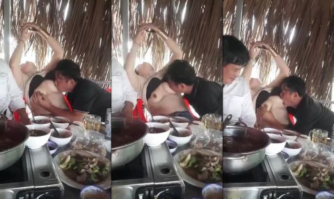 Đưa bạn thân về nhậu chòi lá ăn đặc sản